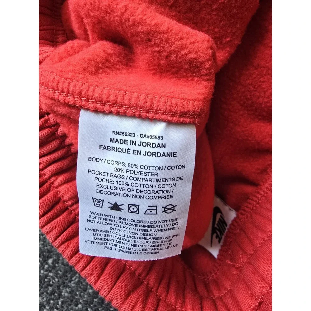 Nike Big Kids Club Fleece Jogger Sweatpants Red Sz Large 14/16